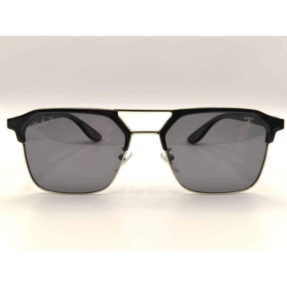 Ray-Ban Style Black & Gold Aviator Sunglasses