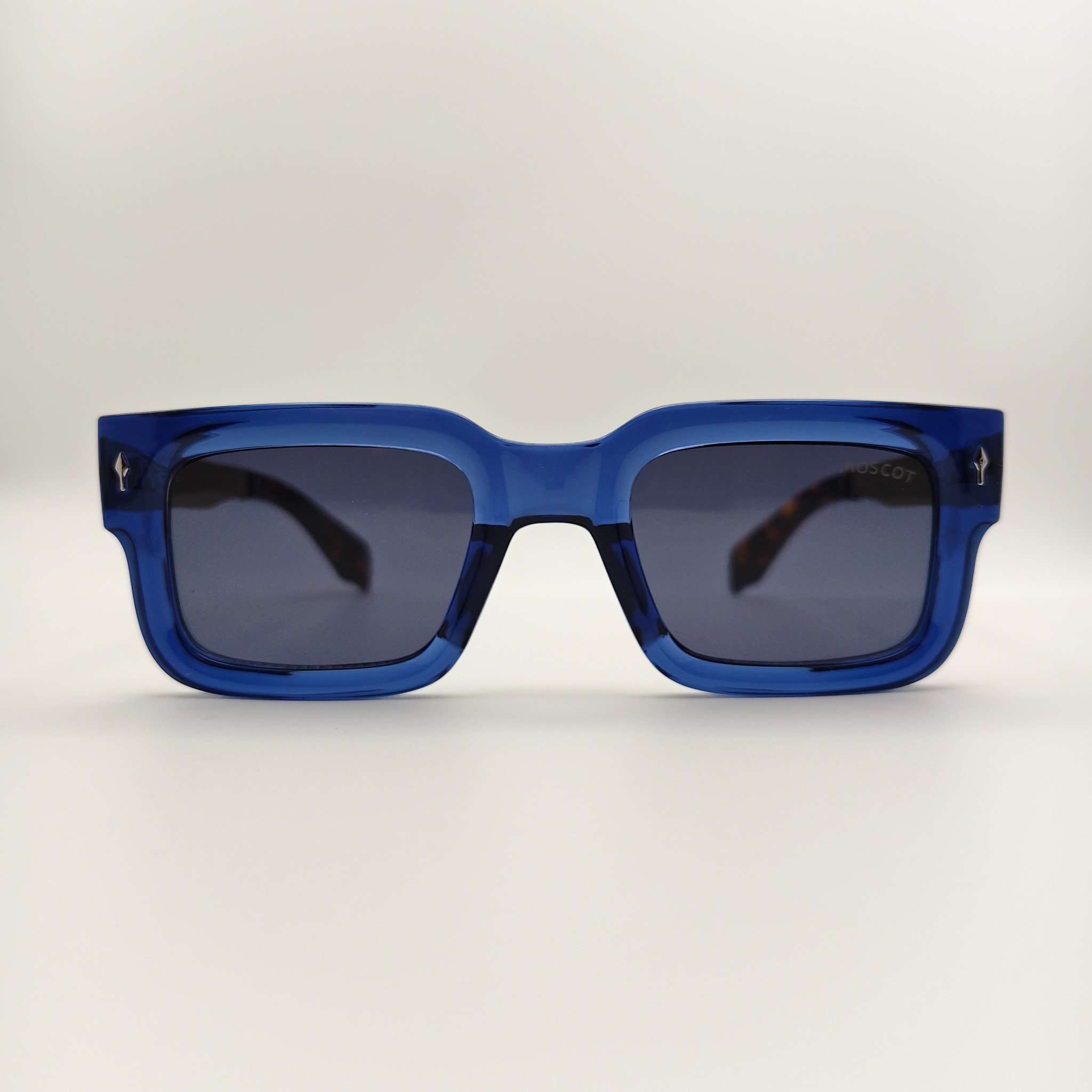Blue Square Frame Fashion Sunglasses for Men | Stylish Casual Eyewear